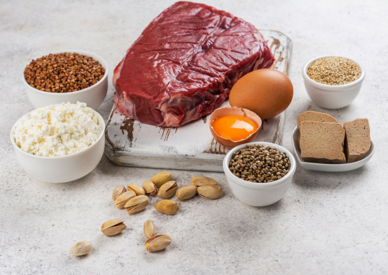 نقش پروتئین در کاهش وزن